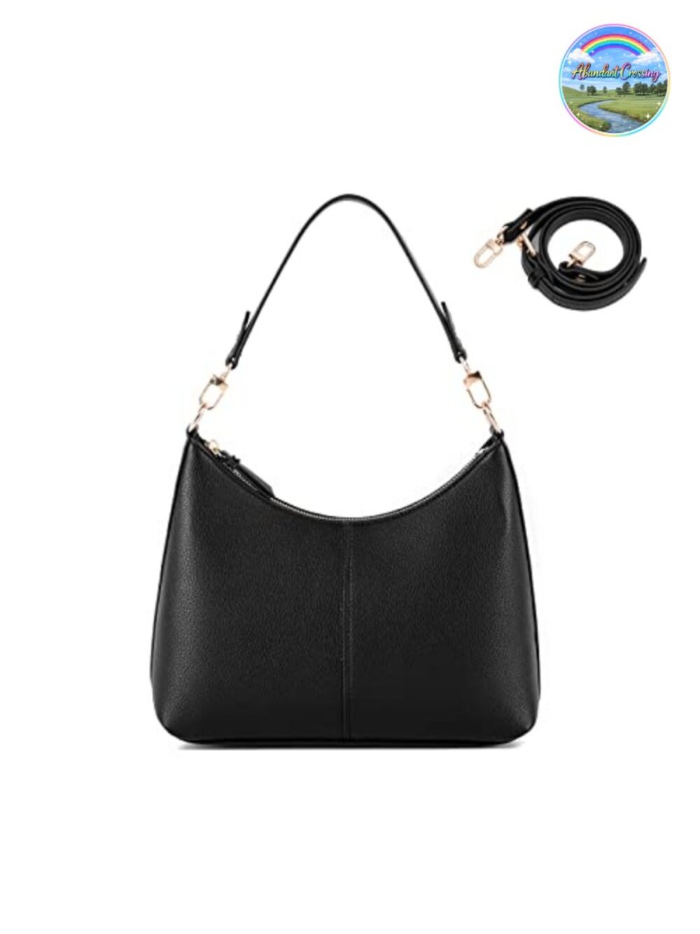 Small Shoulder Handbag PU Leather Crossbody Mini Purse for Women Work Travel